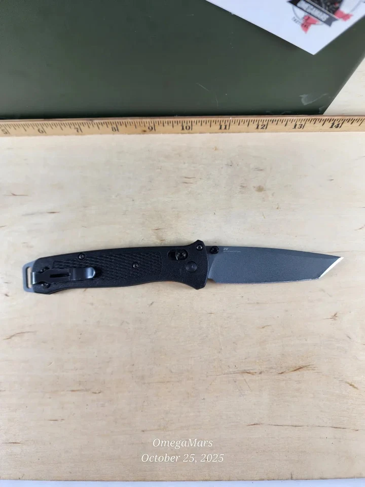 Benchmade™ #6OR Bailout 537GY Black Grivory & Gray CPM-3V (MSRP 200) - Image 2 of 4