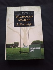 Product Image: At First Sight by Nicholas Sparks Autographed 1st Edition (2005, Hardcover)