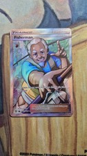 Fisherman SV83/SV94 Pokémon Shiny Holo Ultra Rare Hidden Fates Trainer Art Vault on eBay