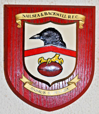 Nailsea & Backwell Rugby Football Club wall plaque shield RFC