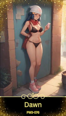 #ad #ad Dawn Beautiful Sexy Waifu Card Custom DIY Fan Art Card PW3 076 2in x 3.5in $1.00