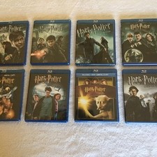 Lot of 8 Harry Potter Blu-Ray Discs, All Brand New And Sealed