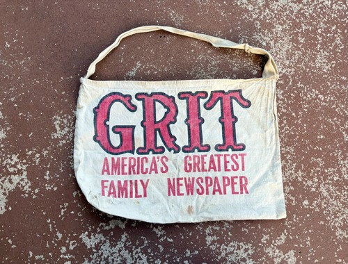 Grit America's Family Newspaper Delivery Bag