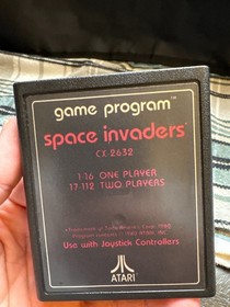 Atari 2600 CX-2600A Promo Stamped Bundle w/ Controllers Space Invaders + Combat