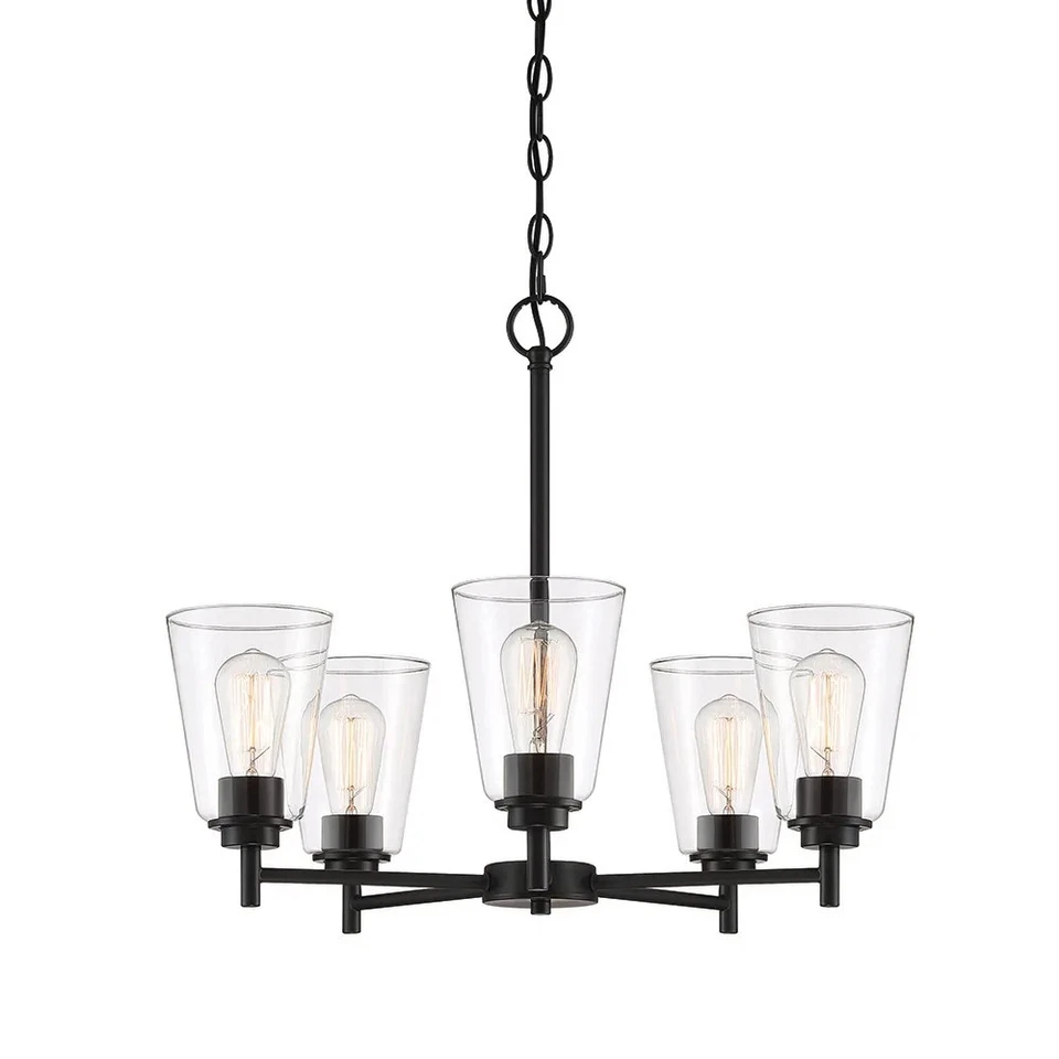 Lámpara de araña Westin 5 luces - mate mate Foto 2 de 2