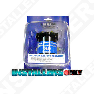 PAC Stinger 500 Amp High Current Dual Battery Relay, Add Batteries Isolator