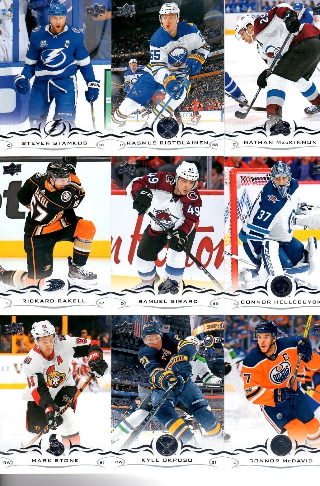 Image 1 - 2018-19 Upper Deck Series 1 Complete Your Set Pick Cards #1-200. 5 for $1 add.25