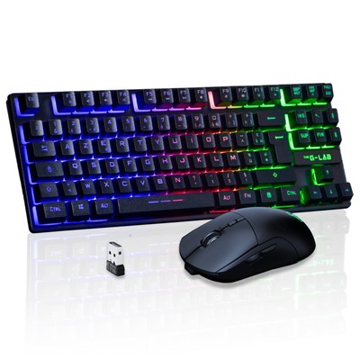 Oxygen EX Combo - Gaming Wireless Mouse Keyboard Pack - Wireless Gamer Keyboard...