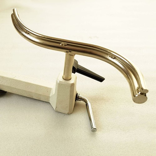 SpecialShaped Bowl Lathe Tool Rest 12inch Length Easy Glide Turning Silver - Picture 3 of 4