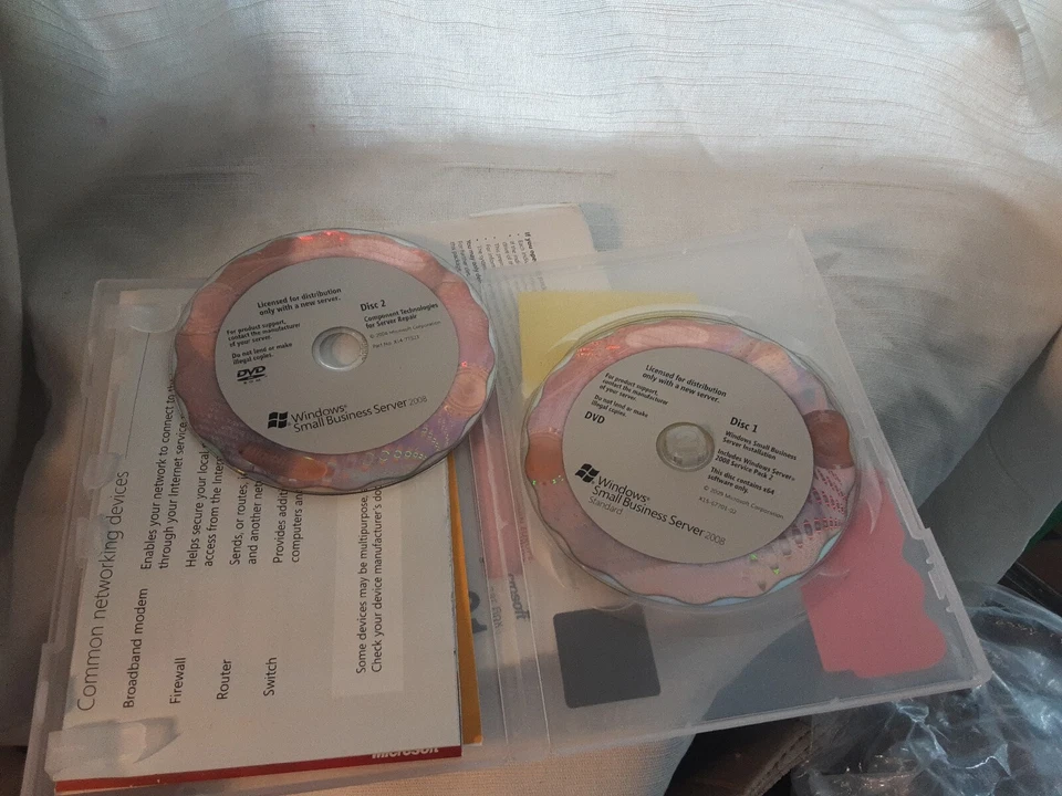 MICROSOFT WINDOWS SMALL BUSINESS SERVER STANDARD 2008 SP2 1-4CPU 5CLT OEM SYSTEM - Image 4 of 4