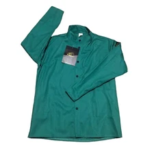 Revco Black Stallion Green FR Cotton Welding Jacket Large F9-30C Utility Work