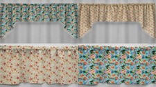 Beach Seaside Valances, Curtains or Swags 2 Patterns Available