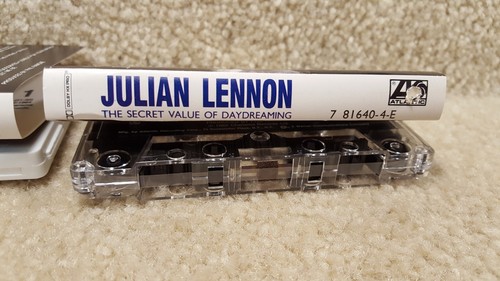 Vintage Cassette Tape Lot Julian Lennon Valotte The Secret Value Of Daydreaming - Picture 7 of 8