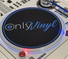Only Vinyl Dj Slipmat sl1200's mk5 m3d m5g or any turntable Technics Pioneer