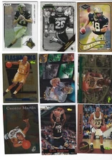 PURDUE BOILERMAKERS BASKETBALL & FOOTBALL INSERT 9 CARD LOT GLENN ROBINSON ORTON