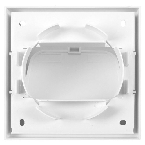 AIR VENT COVER Grille Grill Square Cowl White Internal External Hooded Plastic - Picture 2 of 7