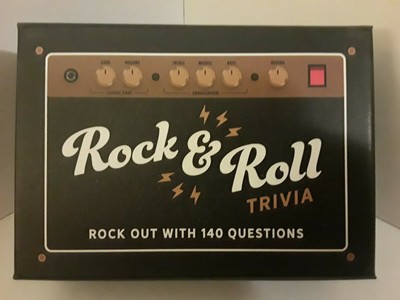 Rock Roll Trivia Game Night Rock Out With 140 Questions In Black Box New Ebay