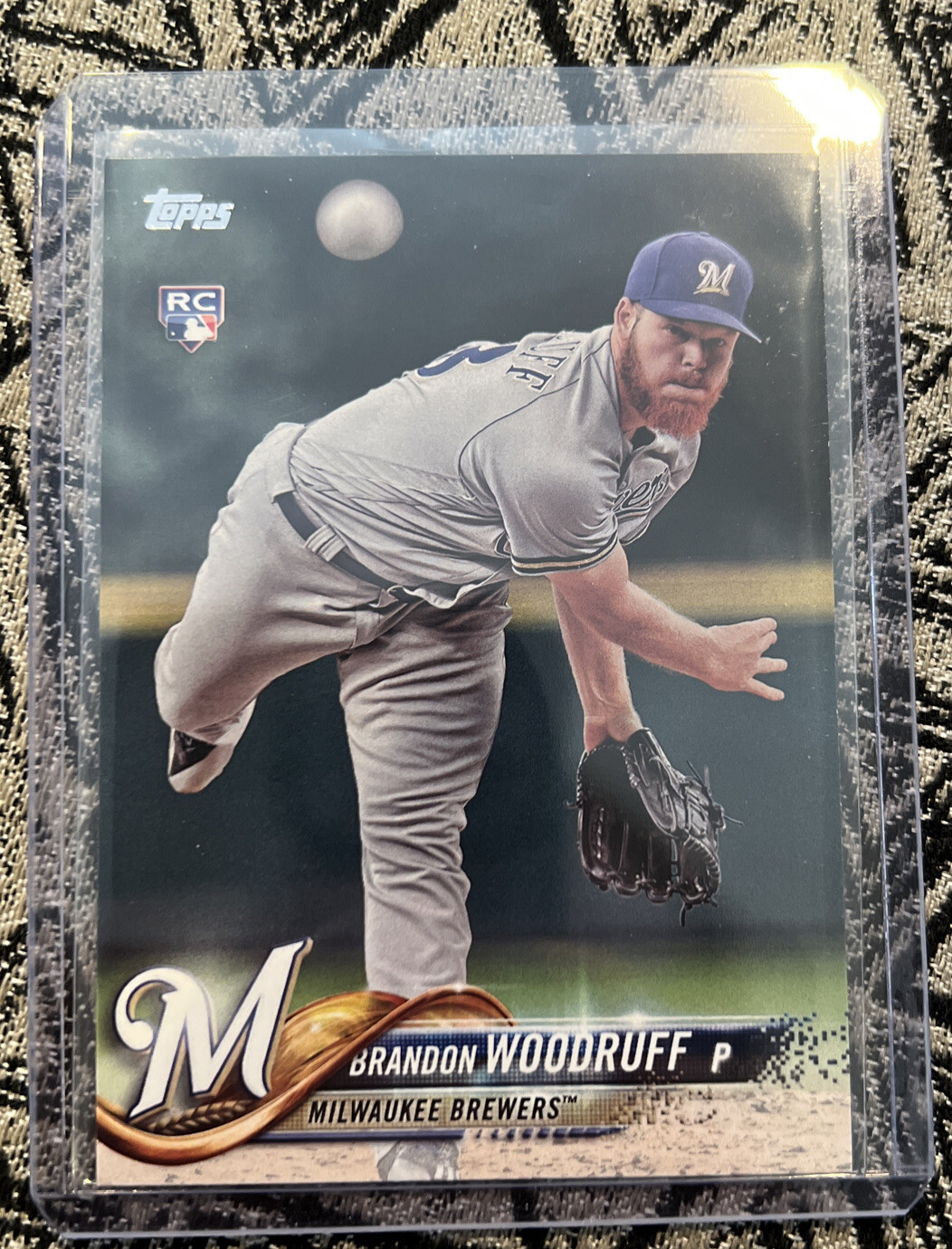 Brandon Woodruff 2018 Topps Chrome Base Rookie Card #179 - Milwaukee Brewers