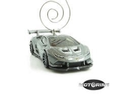 Lamborghini Huracan Trofeo Grey Gray Car Rare Christmas Tree Ornament Diecast