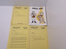 Taito: Jungle Hunt Upright - Manual w/ Schematics  Service Bulletins