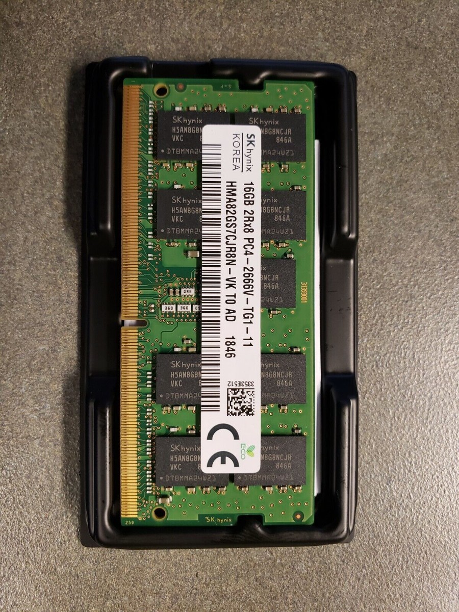 HMA82GS7CJR8N-VK Hynix 16GB DDR4 SoDimm ECC PC4-21300 2666MHz 2Rx8