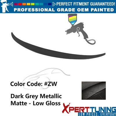 For 11-15 Hyundai Elantra (Avante MD) Euro Style Trunk Spoiler Wing Lip #ZW Grey