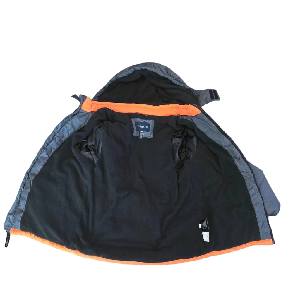 LONDON FOG BOY'S 54 E18 Winter Athletic Snow Puffer Jacket Coat 14/16 — 第 4/4 张图片