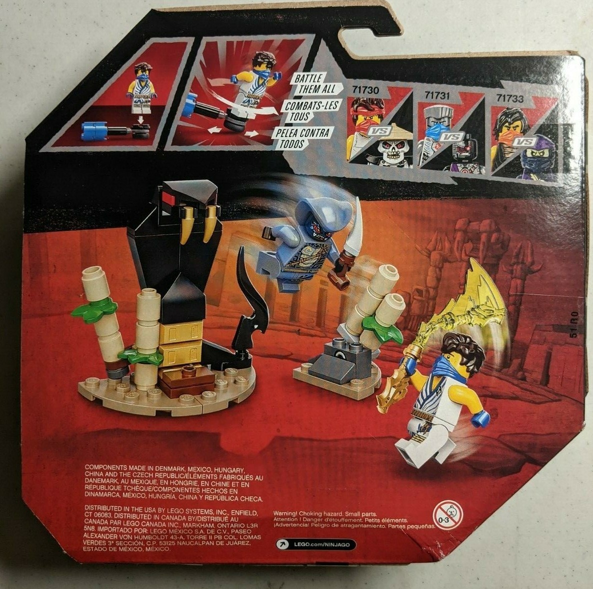 「DREAM」 LEGO NINJAGO Epic Battle Set Jay vs Serpentine 71732 Building Kit