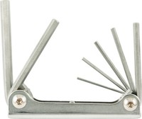 Fortis Winkelschraubendreher- Satz Im Handklapphalter Metall 1,5-6Mm 7-Teilig