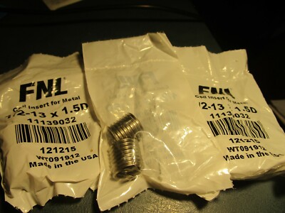 (6) 1/2-13 x 1.5D UNC 18-8 S/S Free Running Wire Insert
