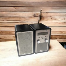 SANGEAN WR-50 AM/FM-RBDS/Bluetooth Wood Cabinet Table Top Radio Black