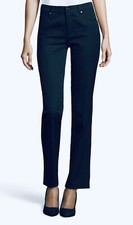 Escada Luxury 490 Tessa Navy Blue Mid Rise Pants Stretch Cotton Twill 36 / 6