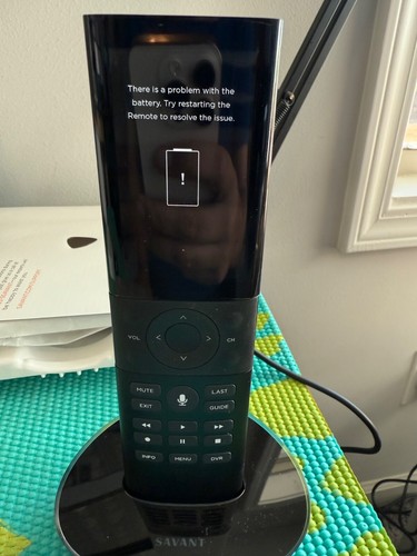 Savant Remote REM 1000 Remote And Host - AS IS For Parts - COMPLETE - Picture 3 of 20