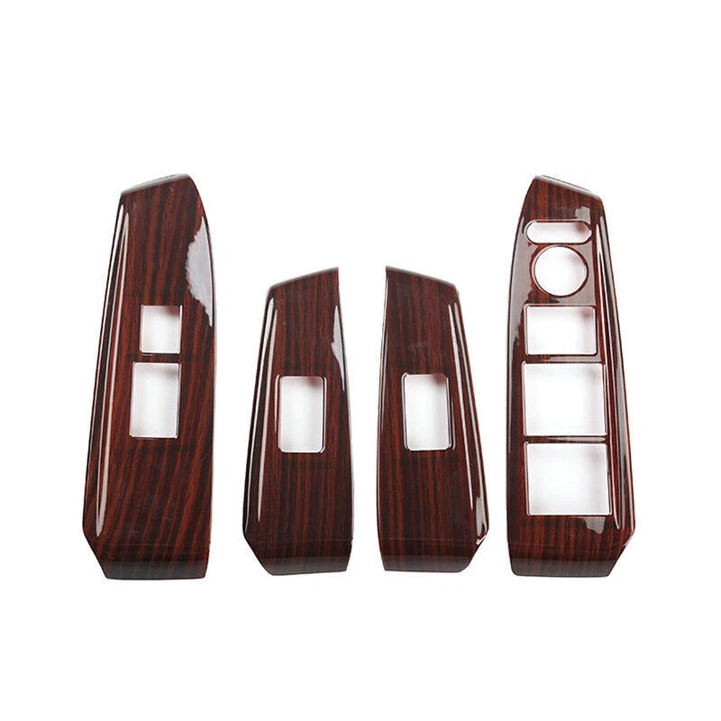 Interruptor de elevación de ventana de madera roja para Honda Accord Crosstour 08-2013 botón cubierta embellecedor Foto 2 de 4