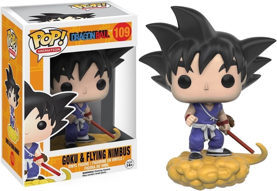 Funko Pop Animation Dragonball Goku & Flying Nimbus #109 Vinyl Figure NIB