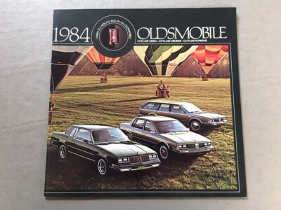 1984 Oldsmobile 32-page Original Sales Brochure Catalog - Cutlass Supreme Ciera