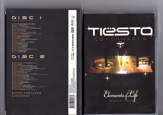Tiësto Copenhagen Elements Of Life World Tour