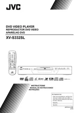 JVC XV-S332SL DVD Player Owners Instruction Manual Reprint