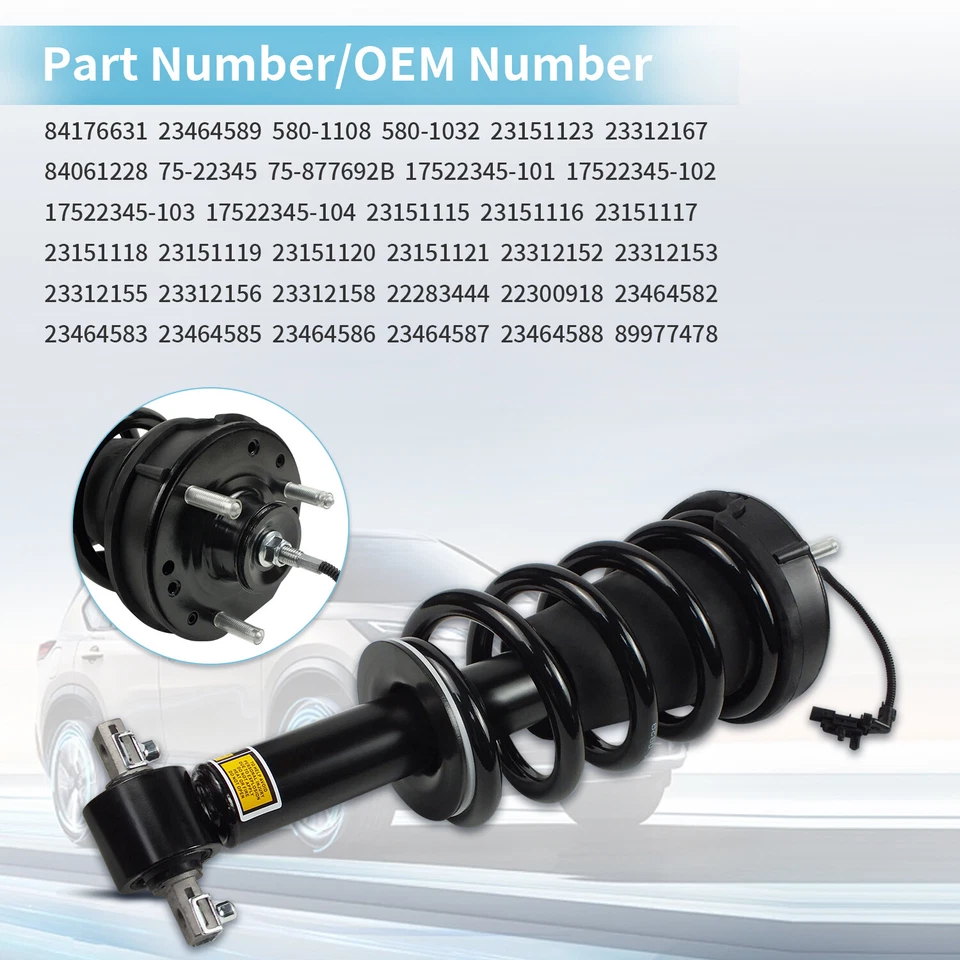 Pair Front Shock Absorber Strut Magnetic Ride fit for 15-20 Cadillac Escalade US - Image 2 of 4