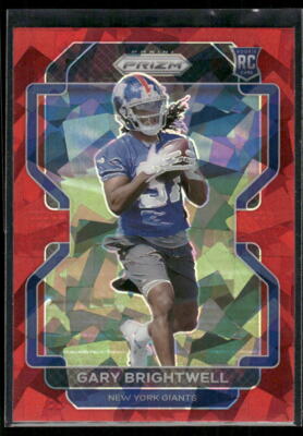#400 Gary Brightwell 2021 Panini Prizm Rookie Red Ice