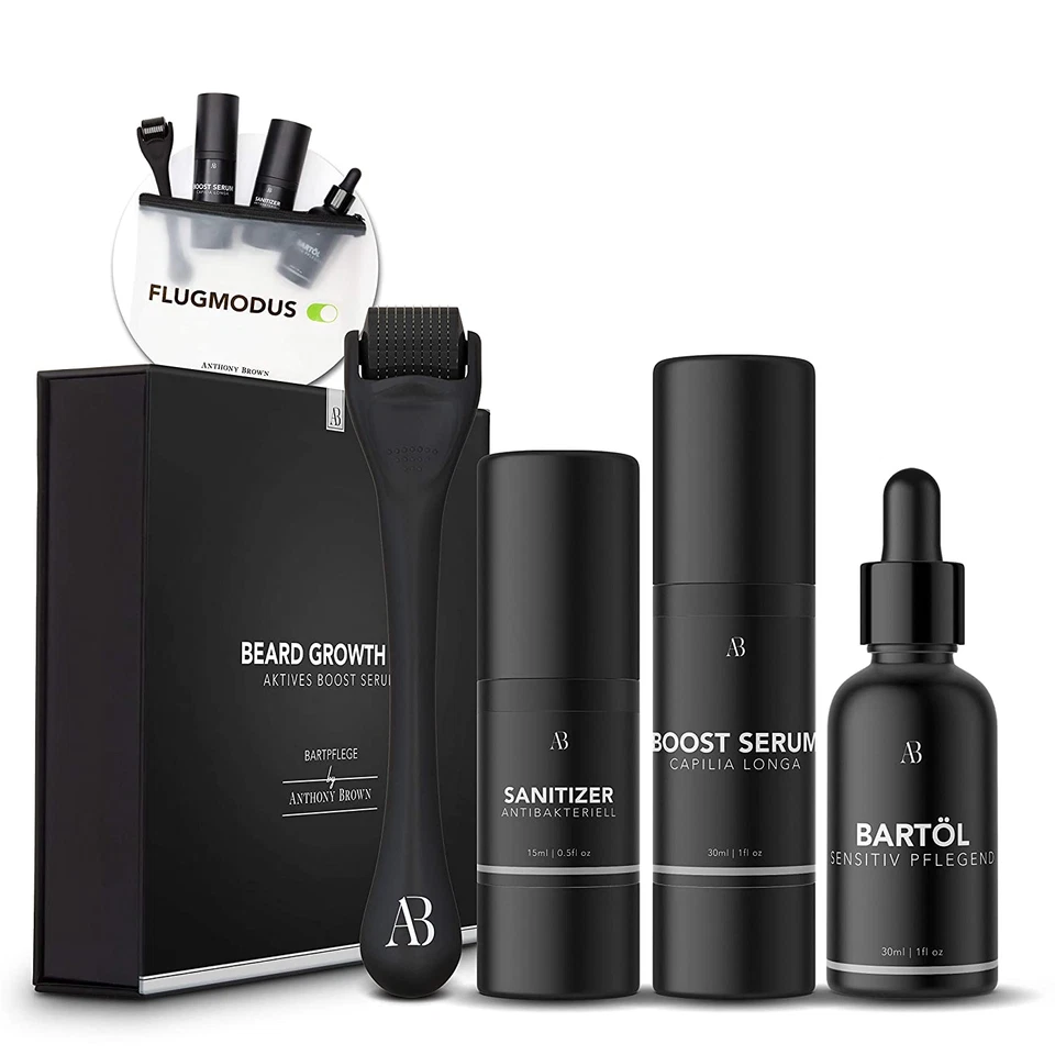Anthony Brown® Öl Beard Growth Kit - Geld Zurück Ohne Ergebnisse - Belegte Wirku