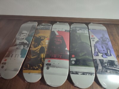 Star Wars Collection X Element 5 Skateboard Komplettset Art Deck Limited Edition