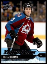 2016-17 Upper Deck Young Guns Chris Bigras Rookie Colorado Avalanche #245 R122