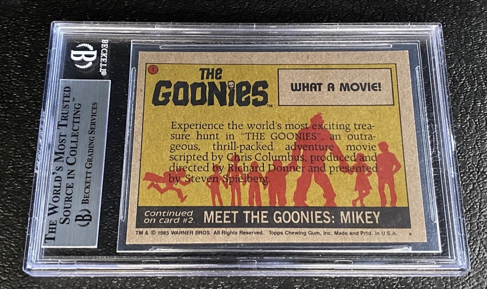 PSA Auto 1985 Topps The Goonies Jonathan Ke Quan Signed Card #74 Ke Huy DNA 80s - Image 4 of 4