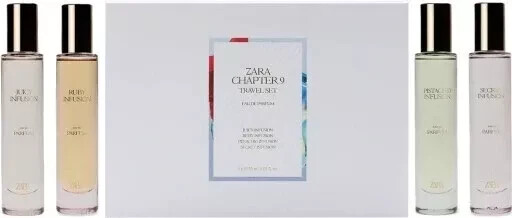 Zara Chapter 9 Travel Set 4 x 30ml Pistachio Infusion, Secret