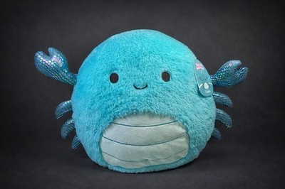 Squishmallows Carpio Teal Scorpion FuzzAMallows 12  Plush NWT Iridescent Claws