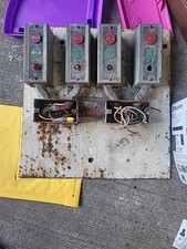 4- ALLEN-BRADLEY 800S-2SAP SERIES M PUSHBUTTON STATION S2 As Is For Repair