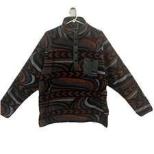 NWT Mens KAVU Teannaway Fleece Pullover Mixed...