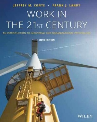 Work in the 21st Century: An - Paperback, by Conte Jeffrey M.; - Acceptable