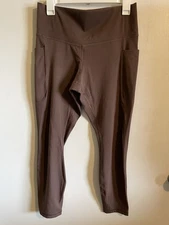 Members Mark Everyday Fashion Legging Womens Size XL Brown